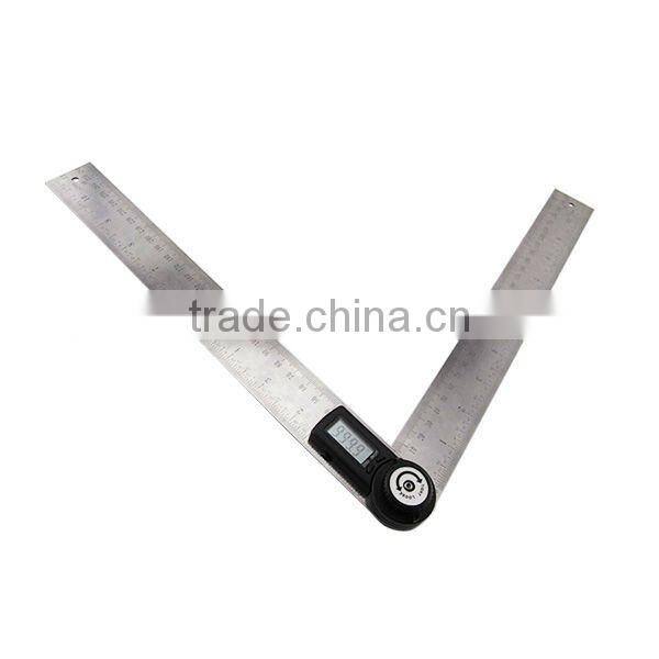 360 degree 600mm + Stable Locking Function/ Portable Stainless Steel 2-in-1 Digital Angle Finder Meter Protractor Ruler
