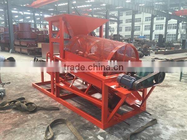 gold washing plant trommel screen, small sandwast trommel screen