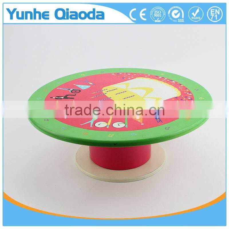 Rotating Display Stand of birthday cake for years of play with music box inside