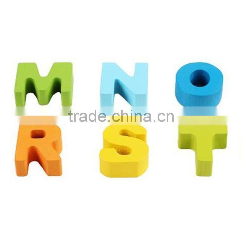 Hot sales kids learnign toy wooden alphabet and digital puzzle for preschool