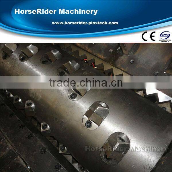 single shaft paper shredder/industrial waste paper granulator plant