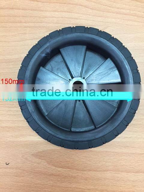 6x1.5 solid rubber wheel for wheelbarrow