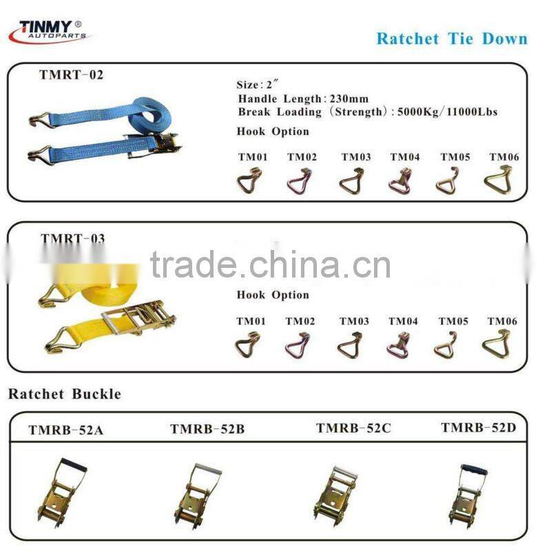 2 inch Ratchet rope with Hook
