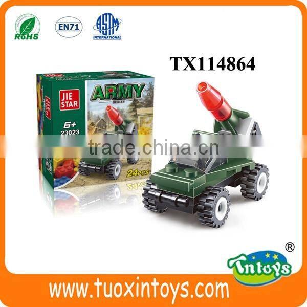 24pcs small DIY tank building blocks toys new intelligent toys for kids