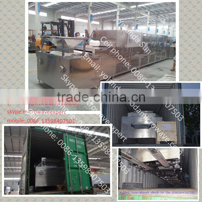 Belt type of spice microwave fumigation machine/sterilizing machine