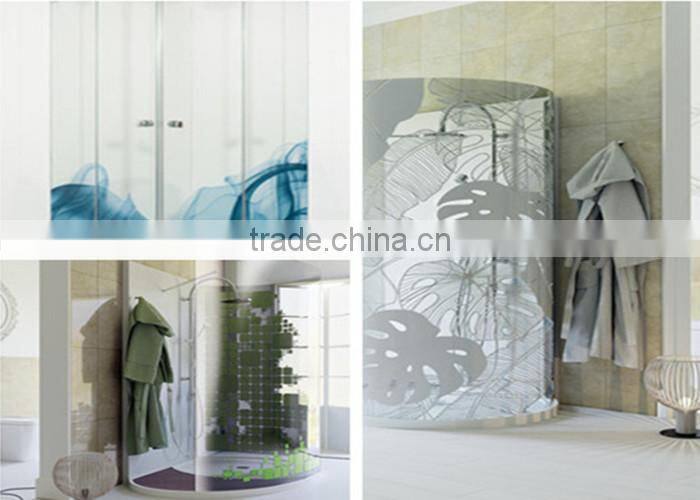 6 +12A+6mm CE certificate laminated decorative glass