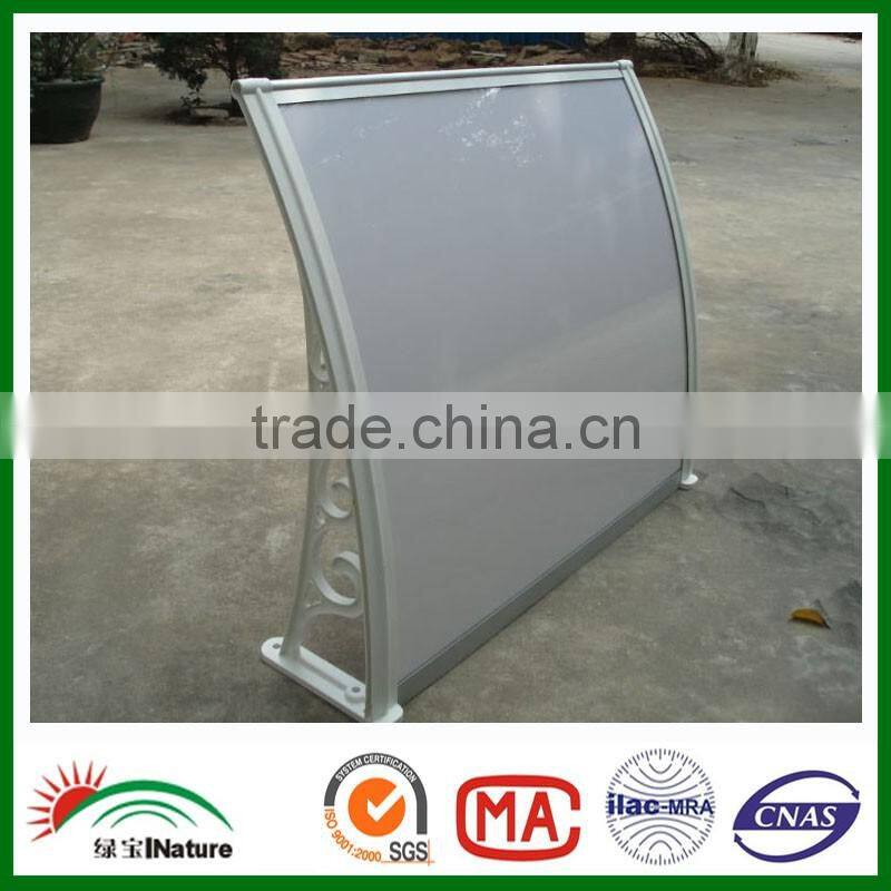 Foshan smart shade awning ! Environmental pc polycarbonate sheet canopy