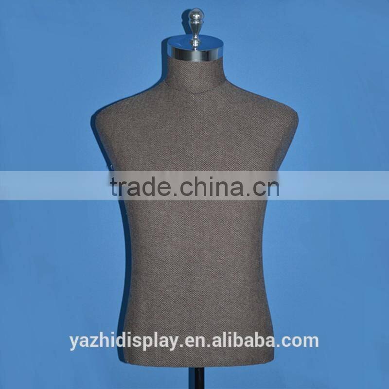 Fabric tailor male torso mannequin for Suit display
