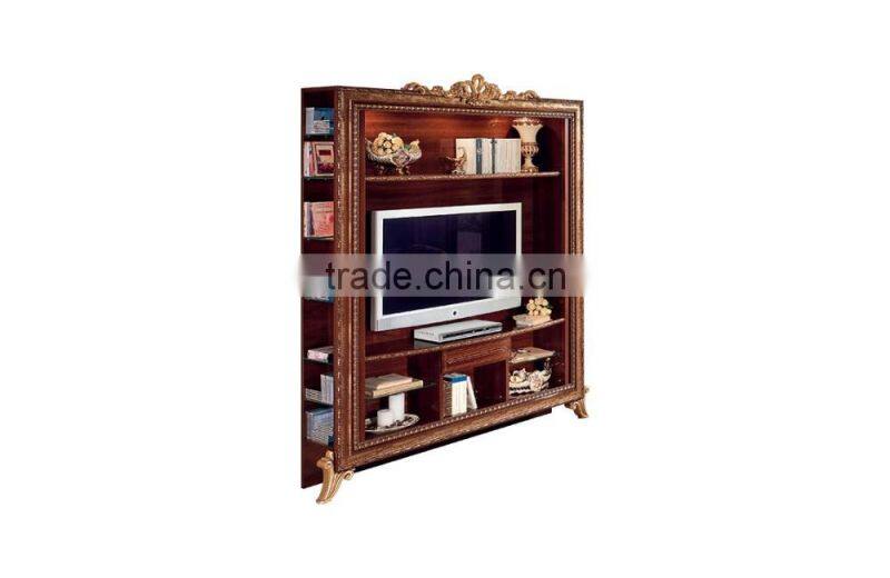 2016 NEW ARRIVAL Italian Royal Solid Wood Beige Color Fabric/Upholstery Corner Sofa Set/Living Room Furniture Set Wit(MOQ=1 SET)