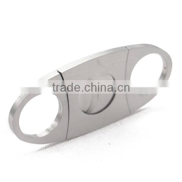 Stainless steel cigar cutter