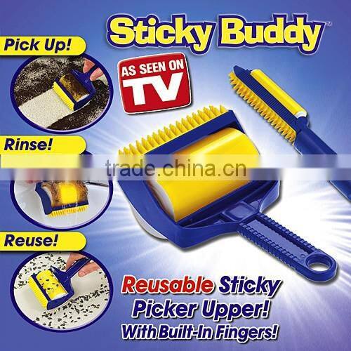 GENUINE Sticky Buddy Reusable Pet Hair Lint Brush Picker/Roller/Cleaner/Remover