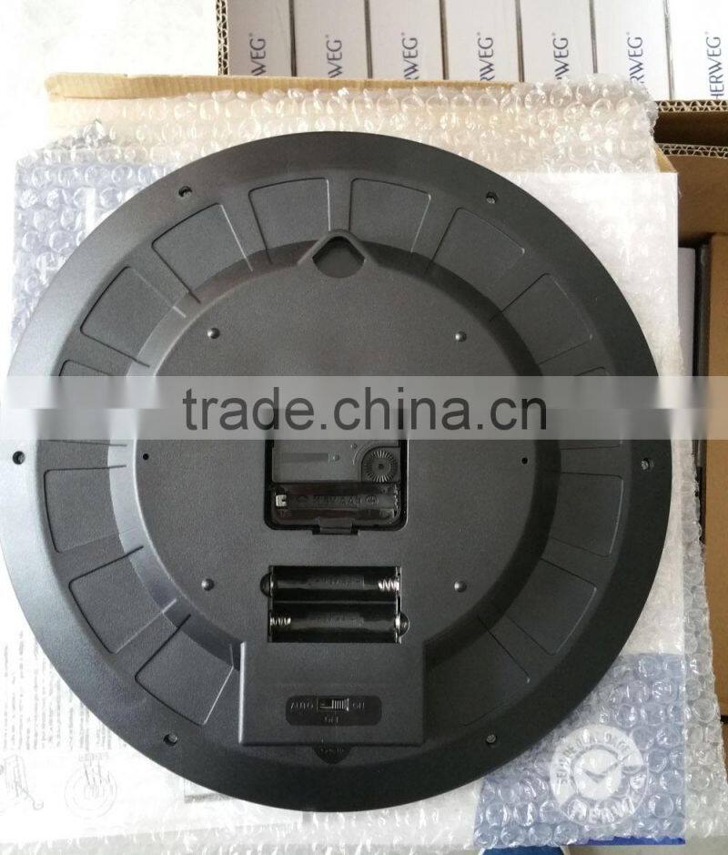 Light sensor wall clock /RC-movment light sensor wall clock/night light wall clock