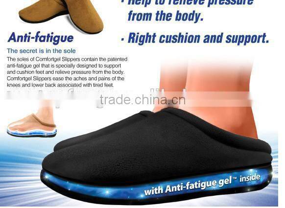 Comfort gel slipper/gel insole slippers
