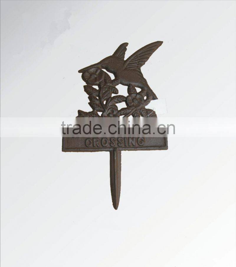 SNAIL STYLE CAST IRON GARDEN DECORATION