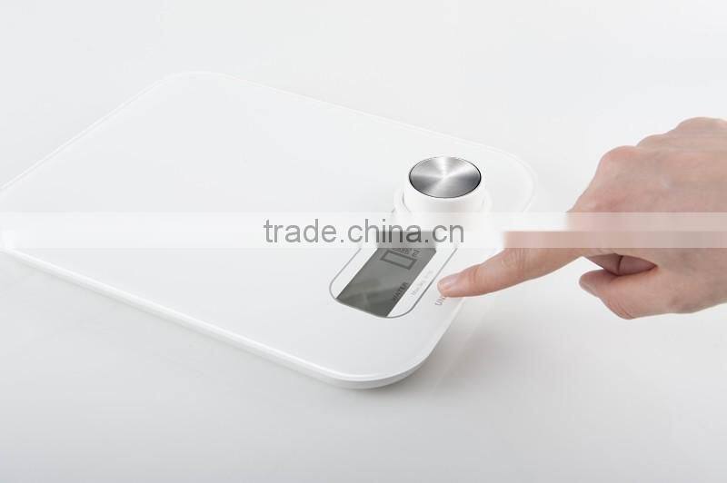 Kinetic Energy Battery-free digital glass kitchen food scale