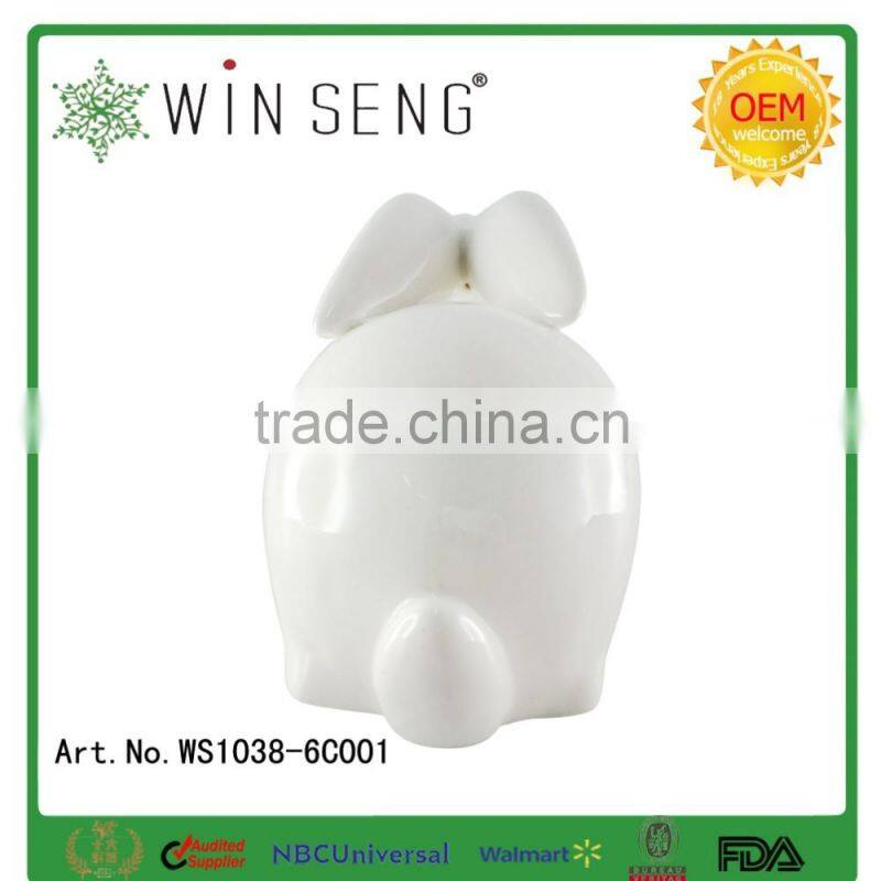 newest and high quality of the ceramic home decoration with the rabbit design for