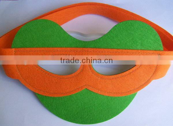hot sale alibaba express high quality new products handmade soft face mask wool felt party mask for men made in china