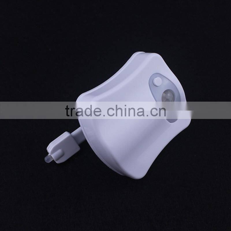 automatic luminous LED light toilet seat sensor / glowing bathroom decorative toilet lightbowl