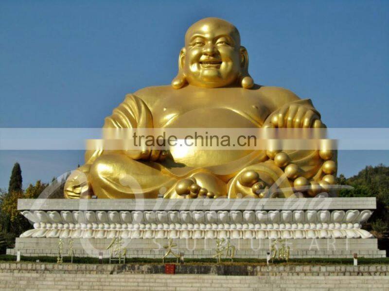 2015 new design garden decor bronze giant buddha statue