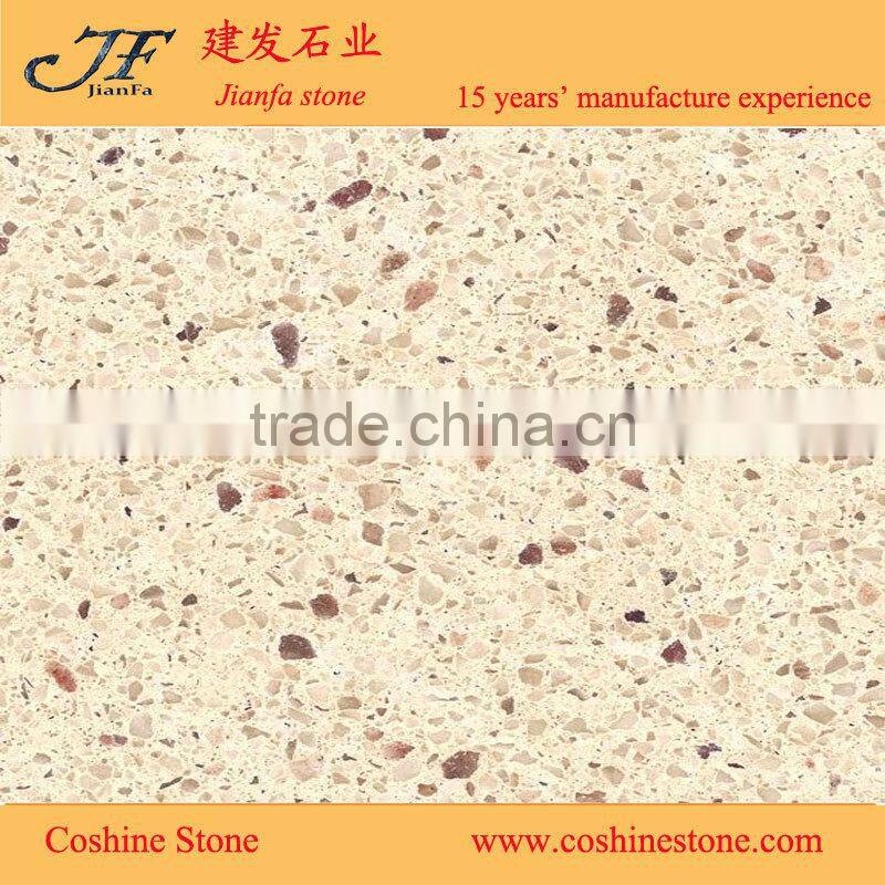 wholesale high quality artificial stone Cappuccino Quartz