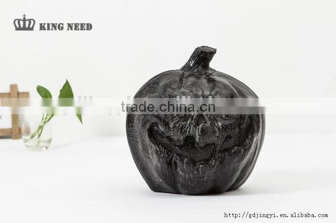 wholesale black pumpkin halloween toys with LED light