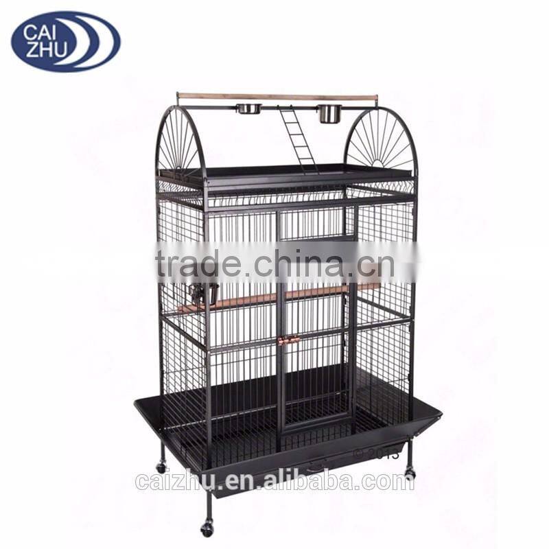Large Metal Parrot Bird Cage Parrots Perch Aviary Birds Enclosure Parakeet Sale