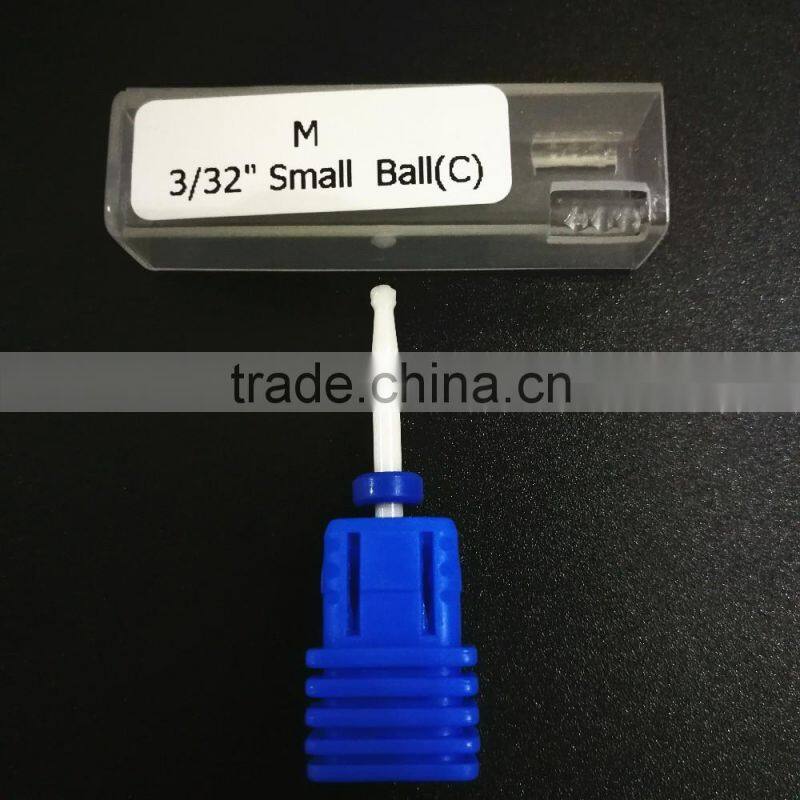 HXTC081 ceramic nail drill bit manicure drill bits for electric nail machine