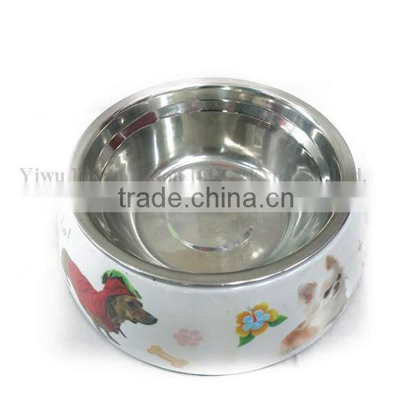 Round Shape Wholesale Stainless Steel Dog Food Bowl