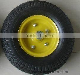 3.50-4 industrial pneumatic rubber wheels small size
