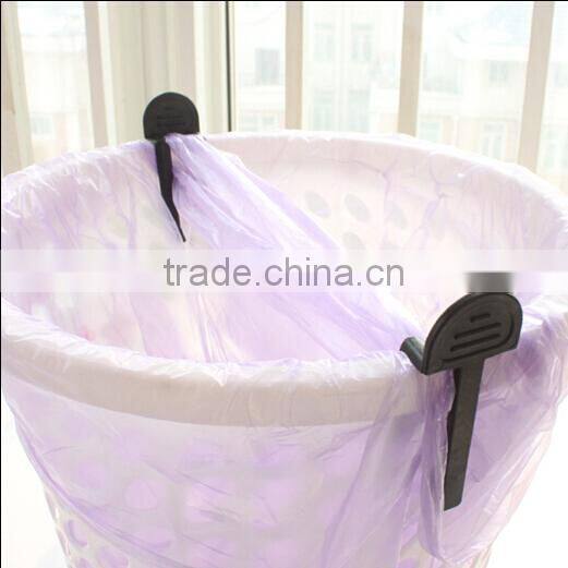 DIY Utility 2Pcs Garbage Can Waste Bin Trash Can Bag Clip Holder