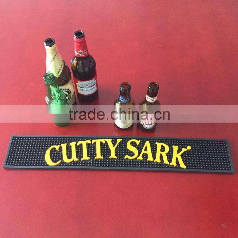 3D Factory Supply PVC Rubber Beer Mat Bar Drip Mat