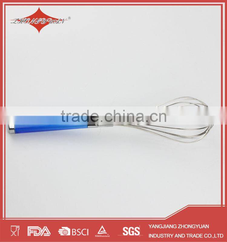 stainless steel kitchen egg whisk with ps handle