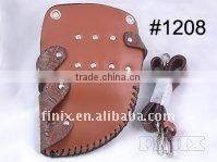 Superior Light Coffee Color Stylish Leather Scissor Holster