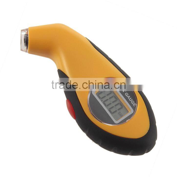 New Vehicle Digital Tire Gauge Car Tire Pressure Gauge Digi Tire Gauge SW-8855BV Back-Lit Vehicle Tool Yellow