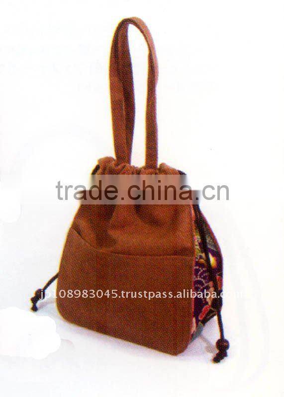 Persimmon dyed Bag made in Japan