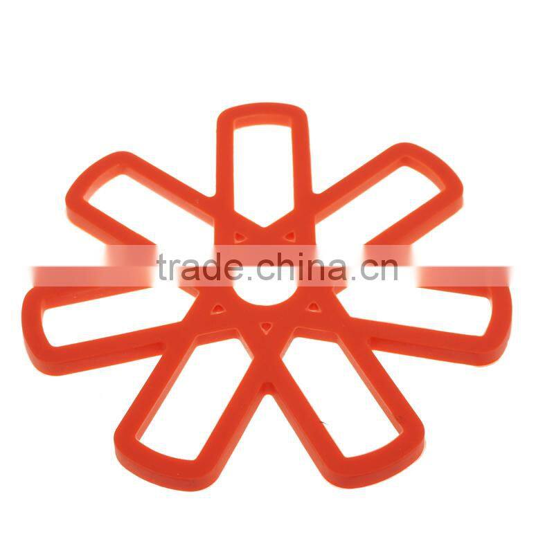 16021 heart shape silicone high temperature heat insulation mat kitchenwares silicone mat flexible silicone heating mat