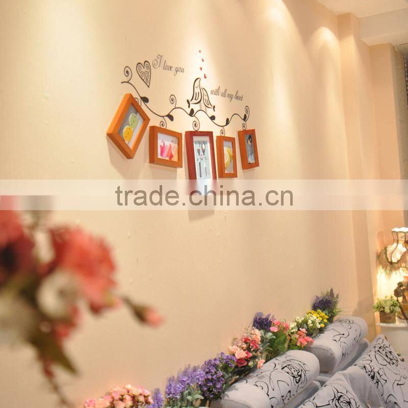 Photo Wall Frame Combination Wooden Photo Picture Frame Wall Hanging Frame