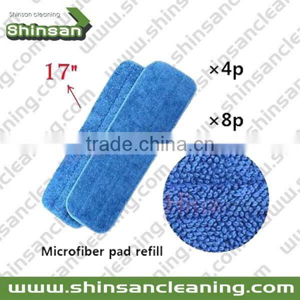Hot selling microfiber mop head refill/microfiber mop pads/microfiber cleaning pad