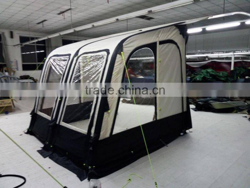 260 OEM durable 2 person inflatable caravan awning camper tent for RV