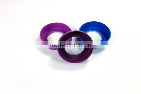 Food Grade Silicone colorful Rounded Cup seals/ Washers / Rubber Seals for Glass Bottle