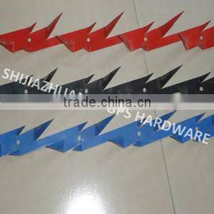 cross type galvanized razor barbed wire fence for military