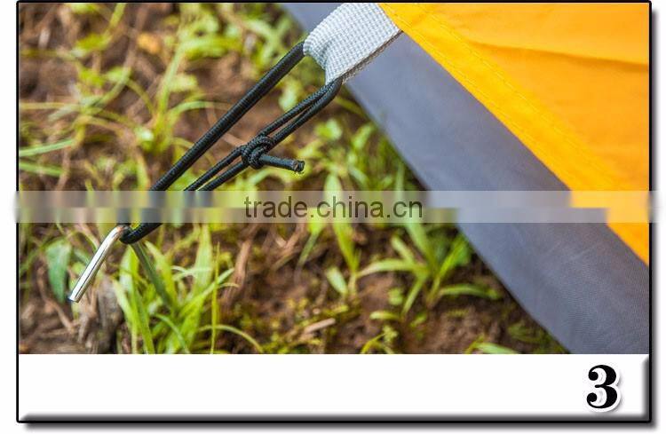 high quality outdoor camping double layer 2 person water proof 4 seasons hiking tent