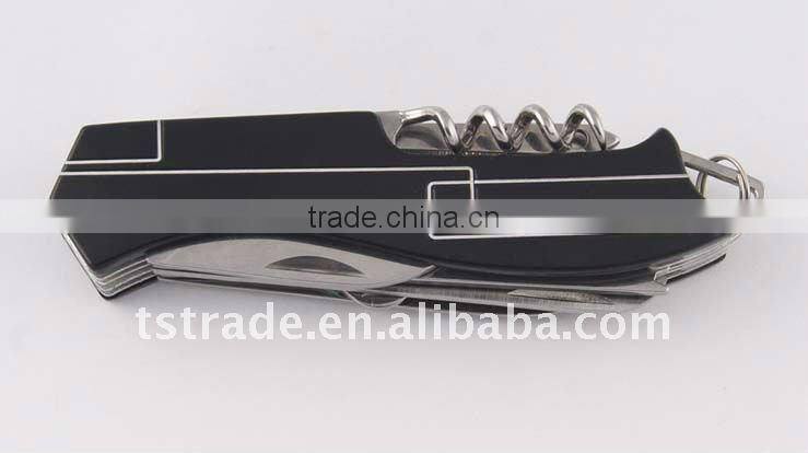 2014New design multi knife pocket knife multi function LED knife KJK5011AL