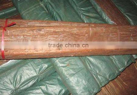 single face bark fence for garden