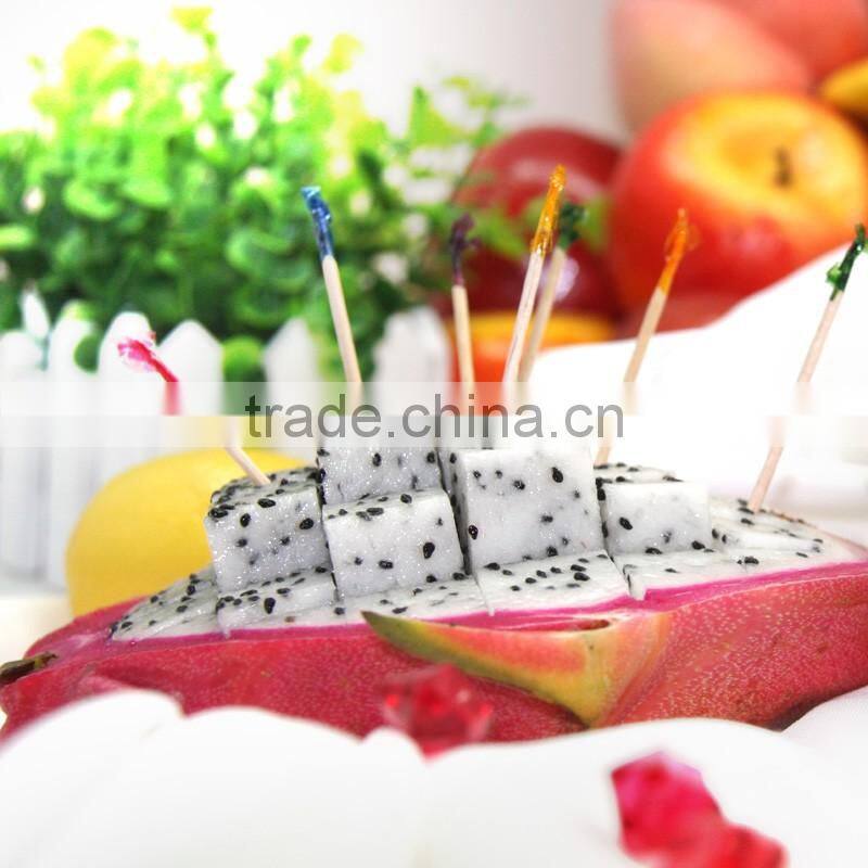 BBQ Disposable Flower Shape Bamboo Skewer