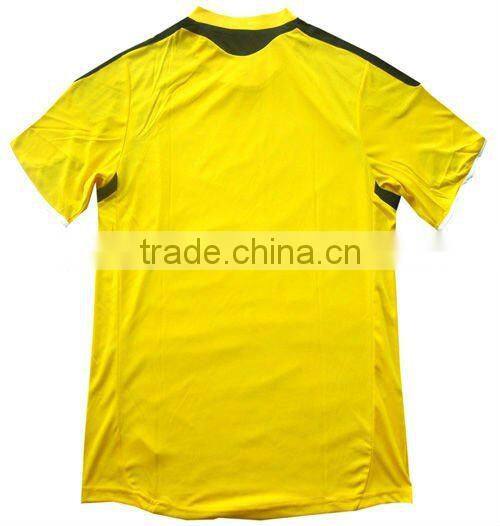 2015 100% miro polyester soccer training shirt in china