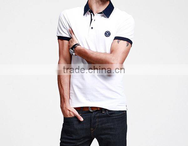 Custom Made Embroidery Logo Men High Quality Cotton Polo Shirt
