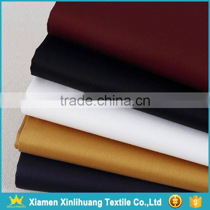 High Grade 40x32+40D 170x98 98% Cotton 2% Spandex Stretch Sateen Fabric