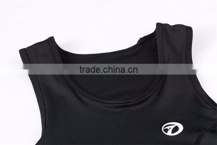 2016 High Quality Sports Sleeveless Safety Vest Compression Shirts / Compression Vest