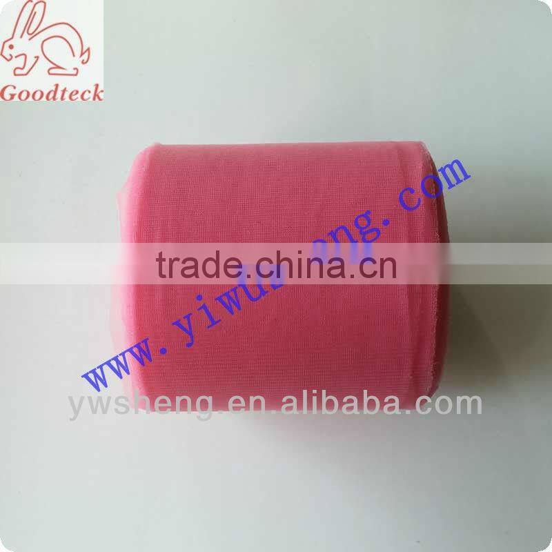 Wholesale soft pink polyester sparkle tulle for fabric